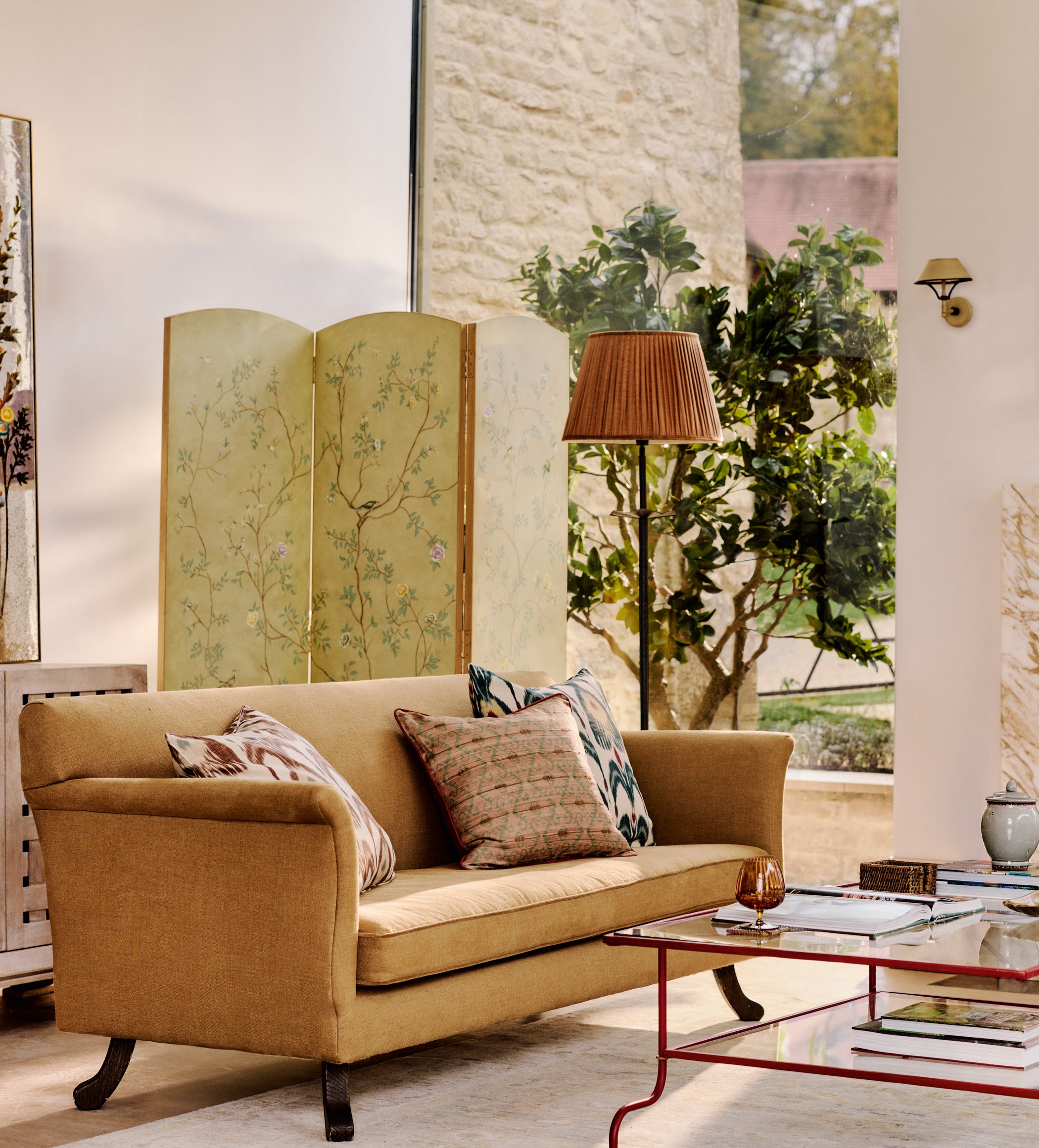 Unda Floor Lamp Base - Verdigris