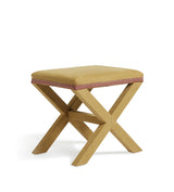 Vaquero Linen Stool - Dijon