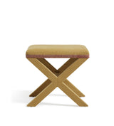 Vaquero Linen Stool - Dijon