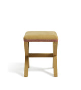 Vaquero Linen Stool - Dijon