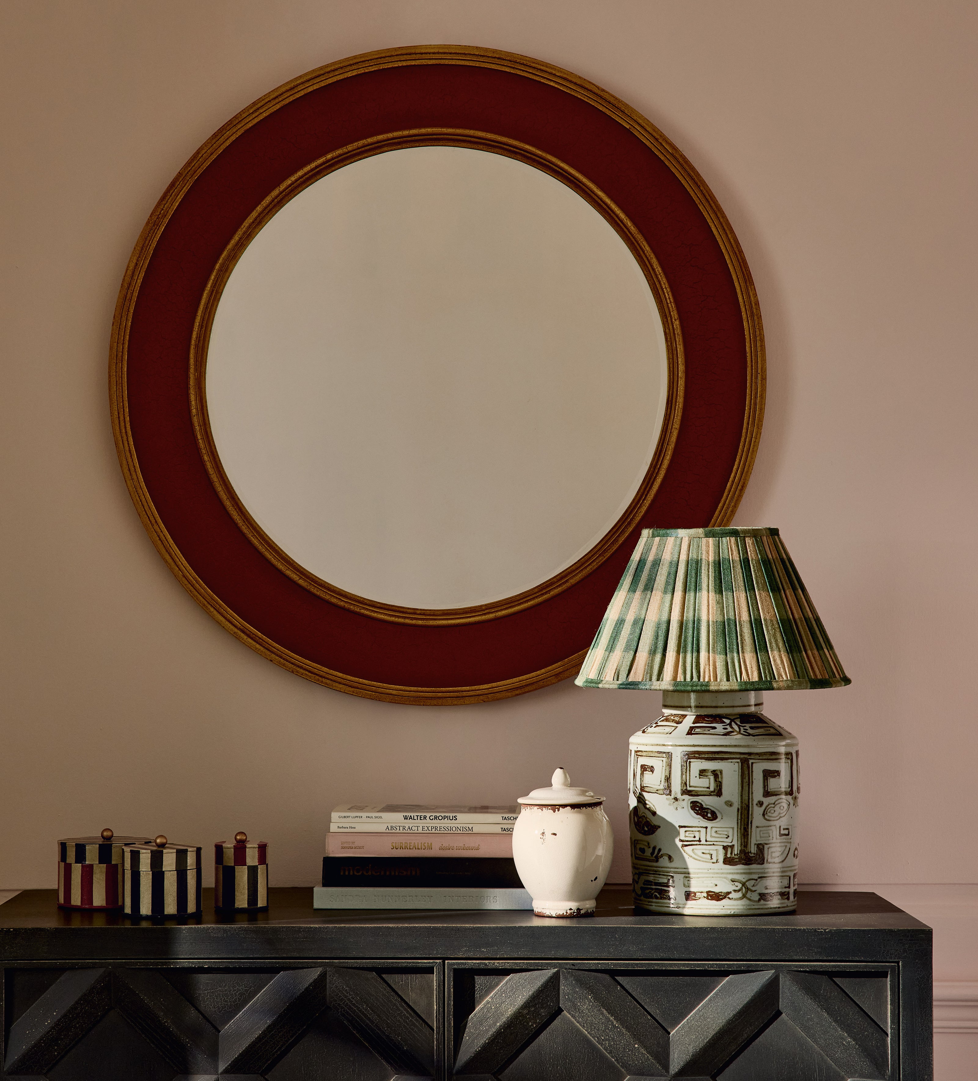 Varuna Mirror - Chinese Red