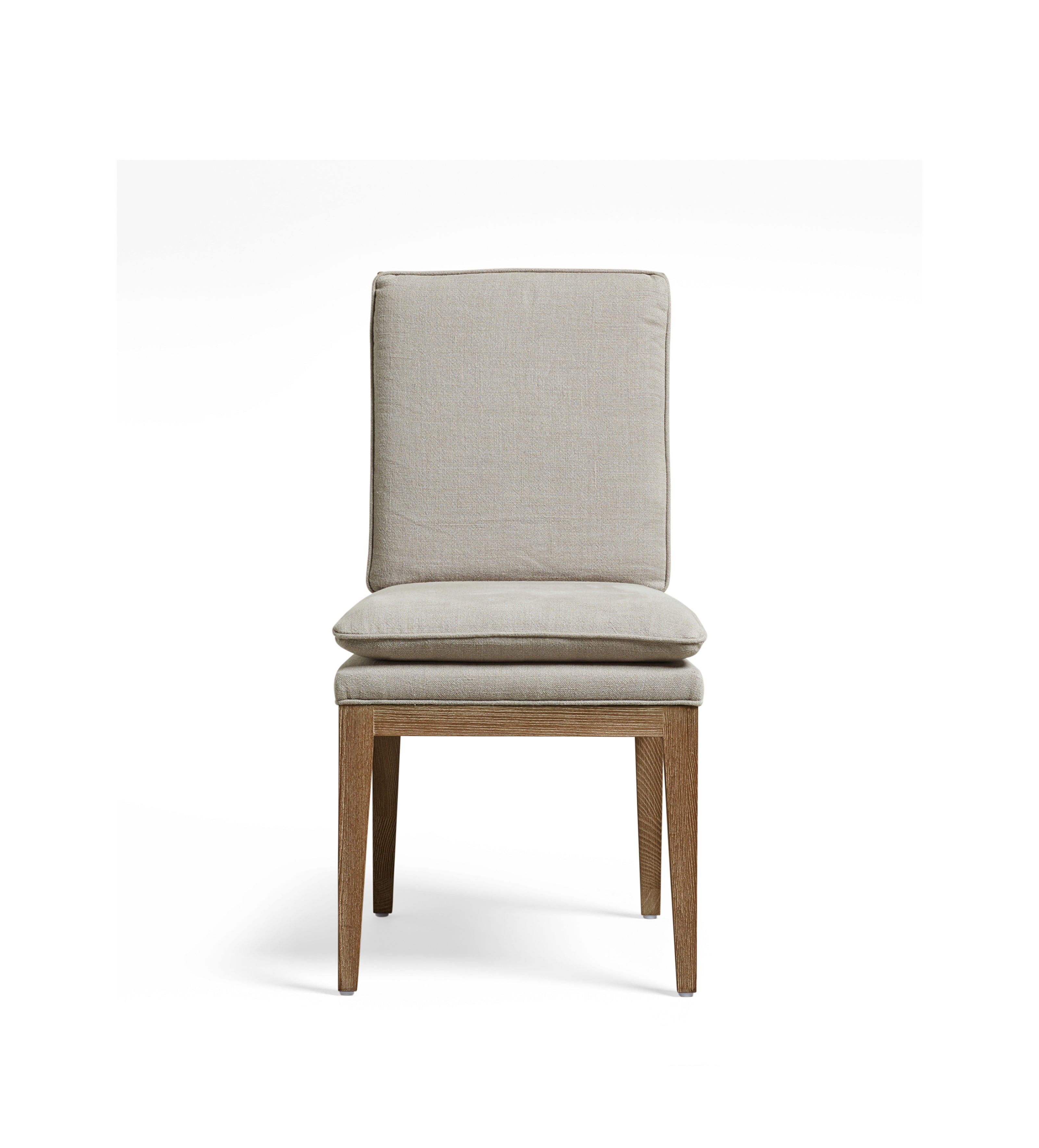Vasa Linen Dining Chair - Mushroom Grey
