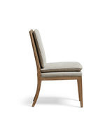 Vasa Linen Dining Chair - Mushroom Grey
