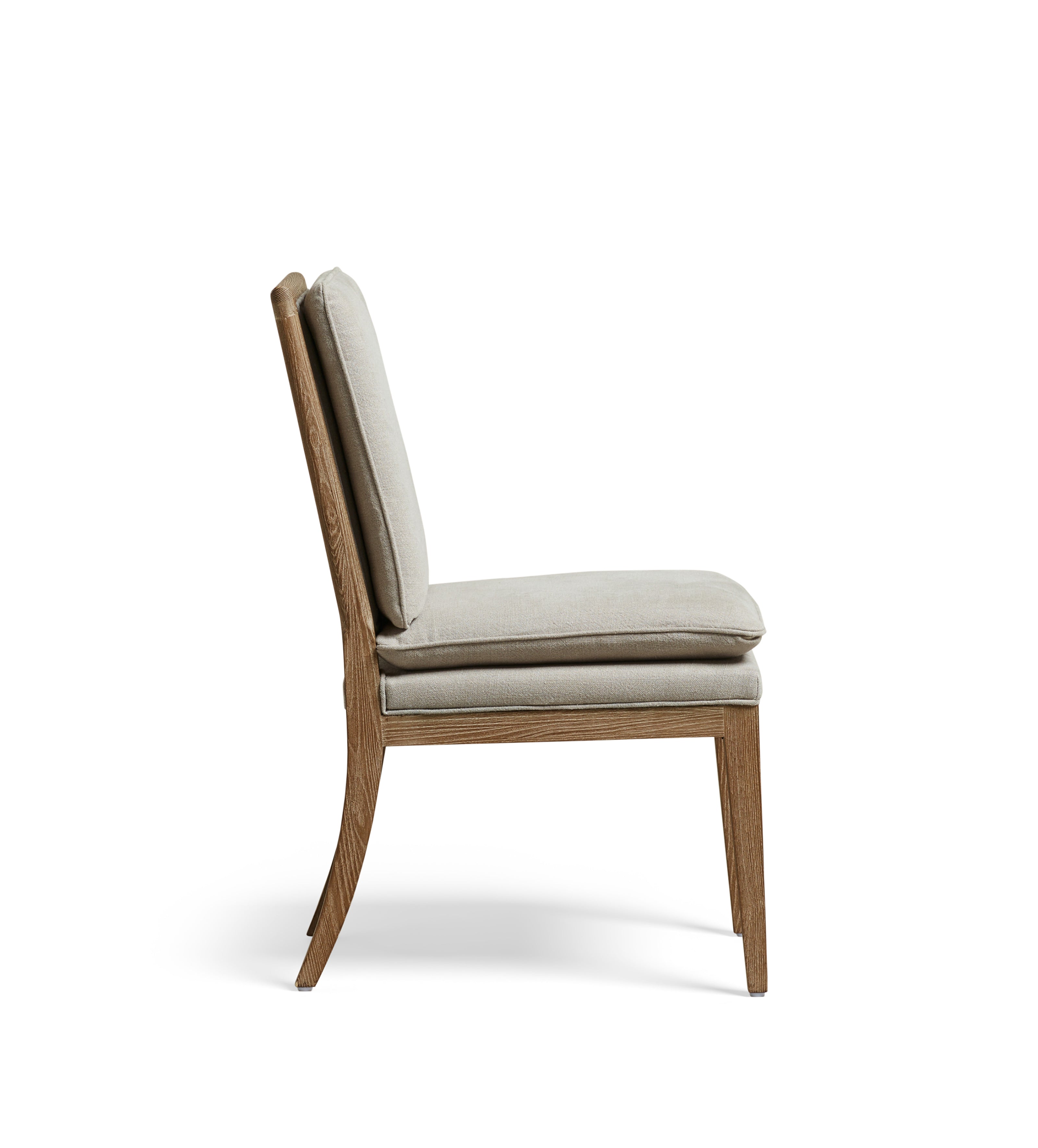 Vasa Linen Dining Chair - Mushroom Grey