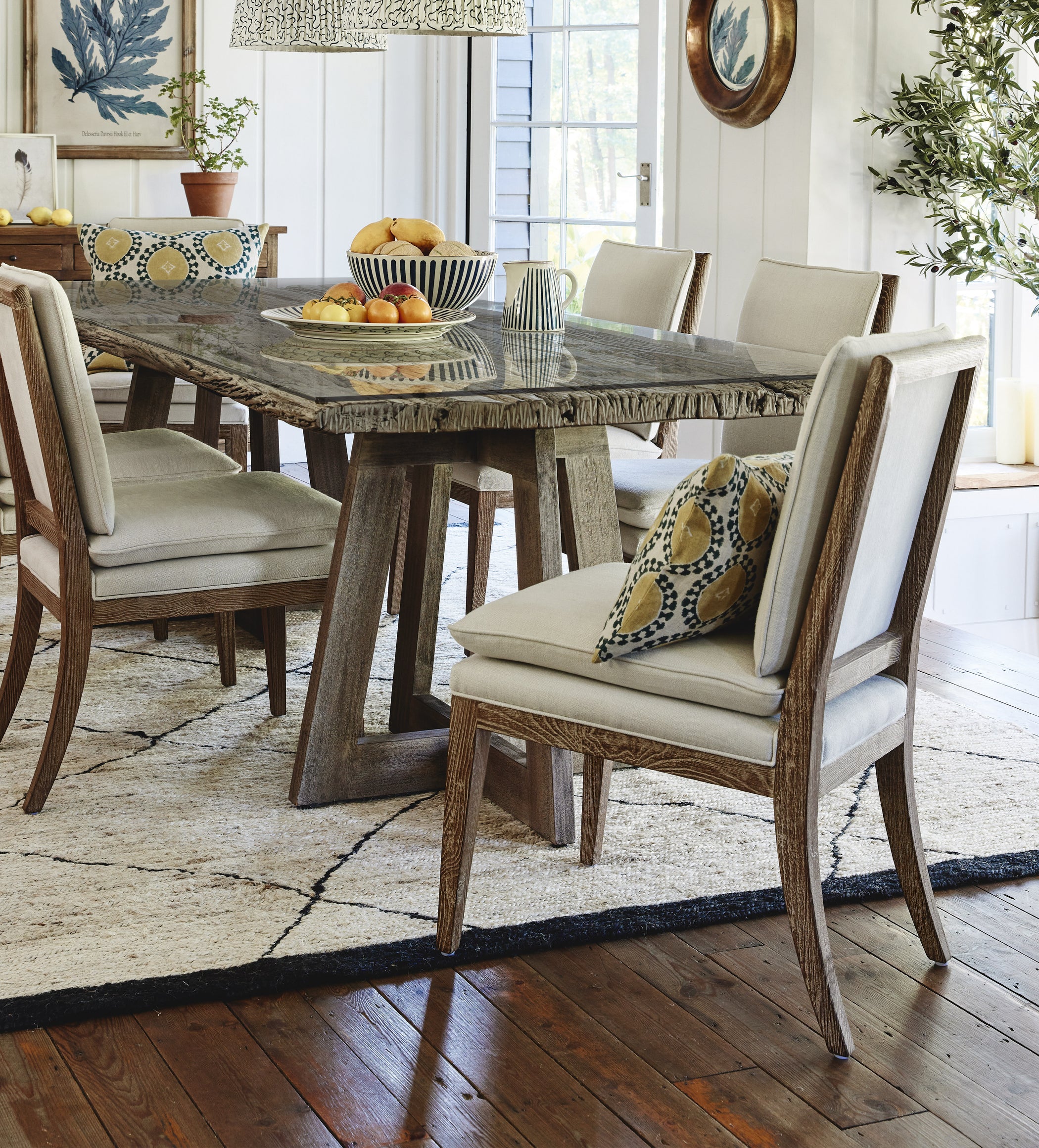 Vasa Linen Dining Chair - Natural