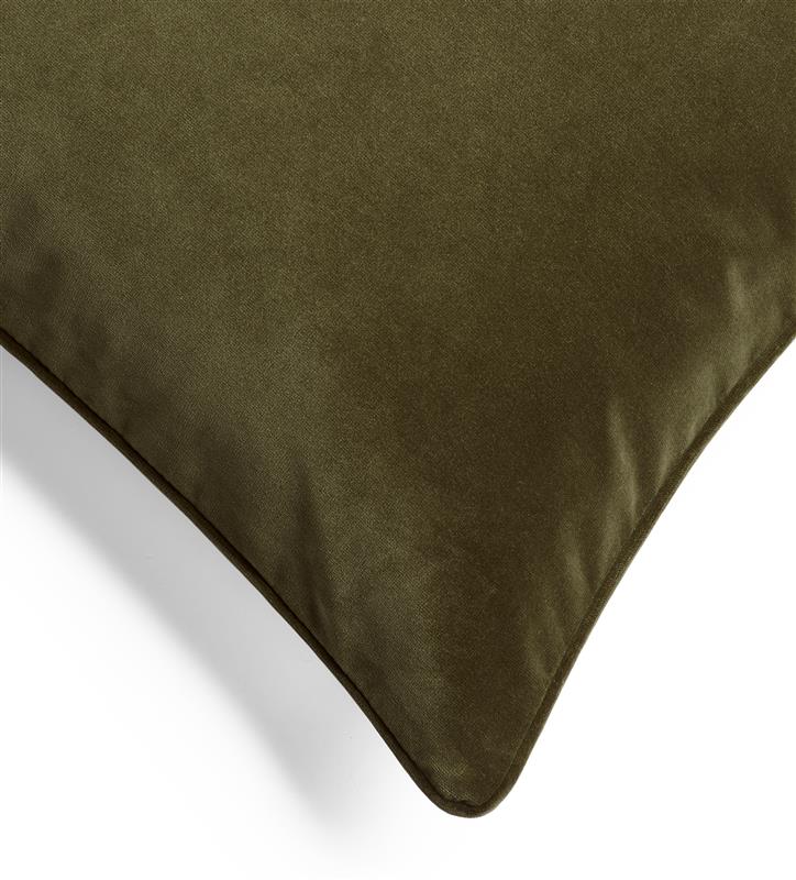 Vellus Velvet Cushion Cover - Cedar Green | OKA