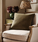 Vellus Velvet Cushion Cover - Evergreen