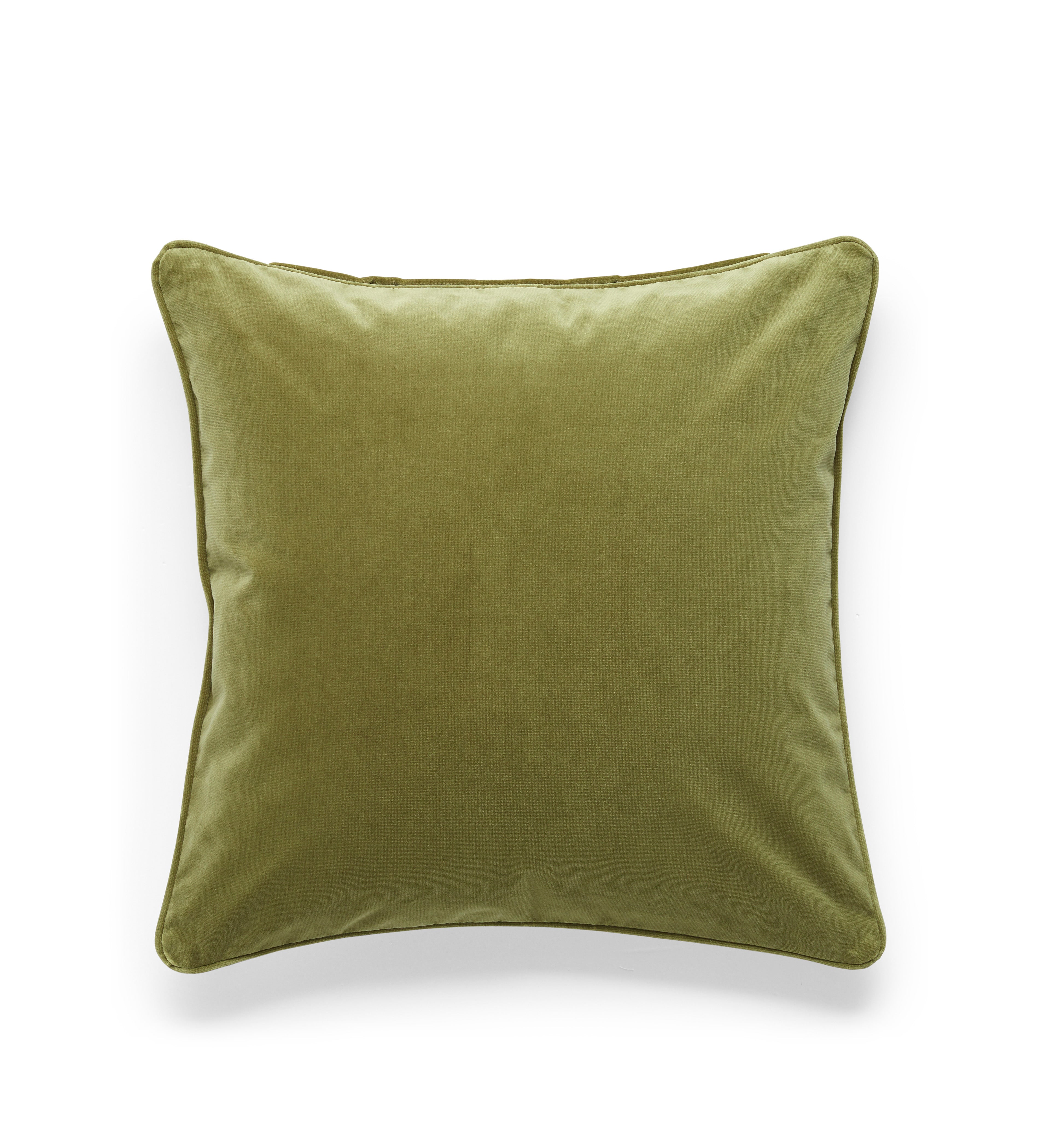 Vellus Velvet Cushion Cover - Sand Natural | OKA