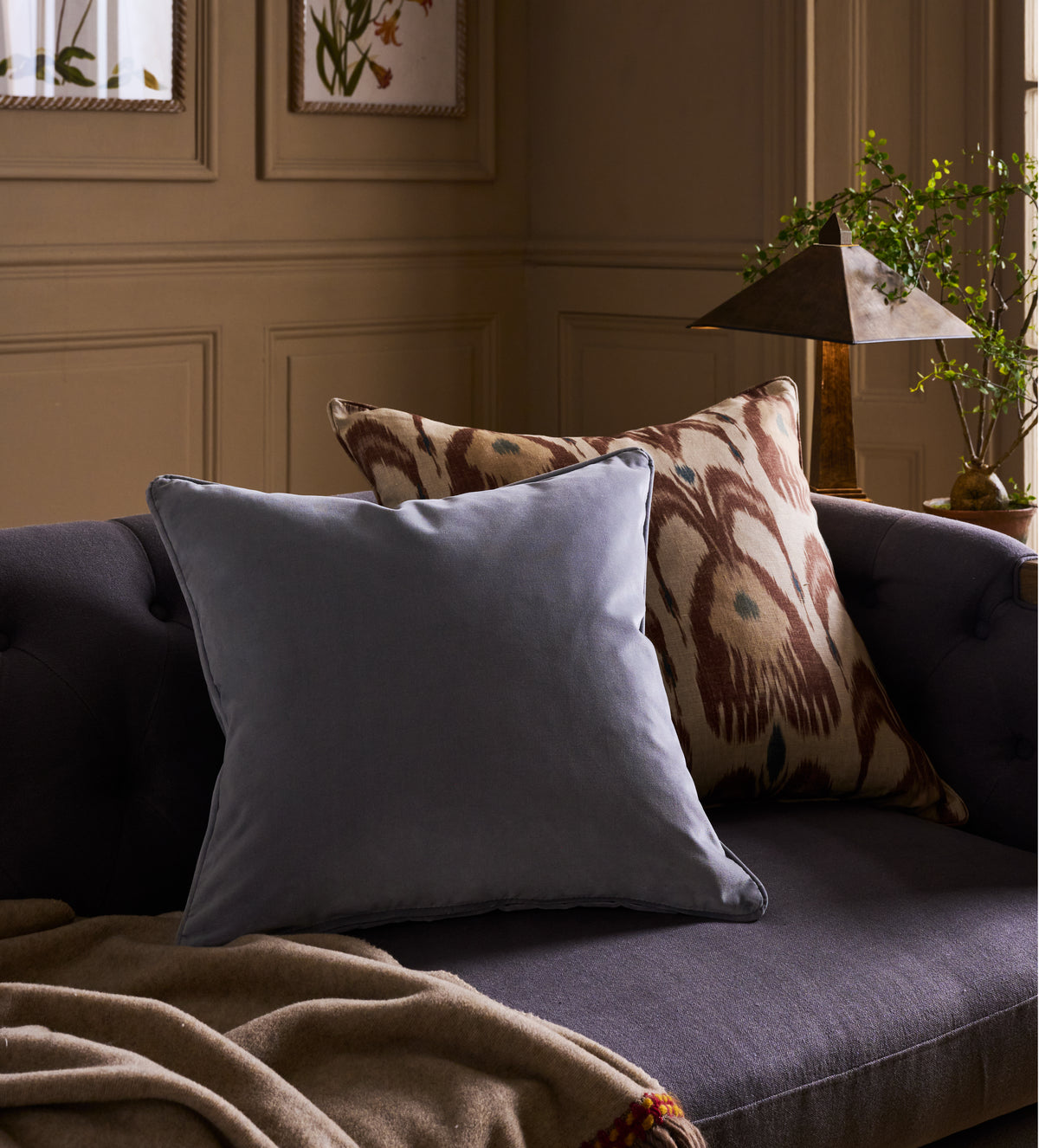 Vellus Velvet Cushion Cover - Pale Celadon