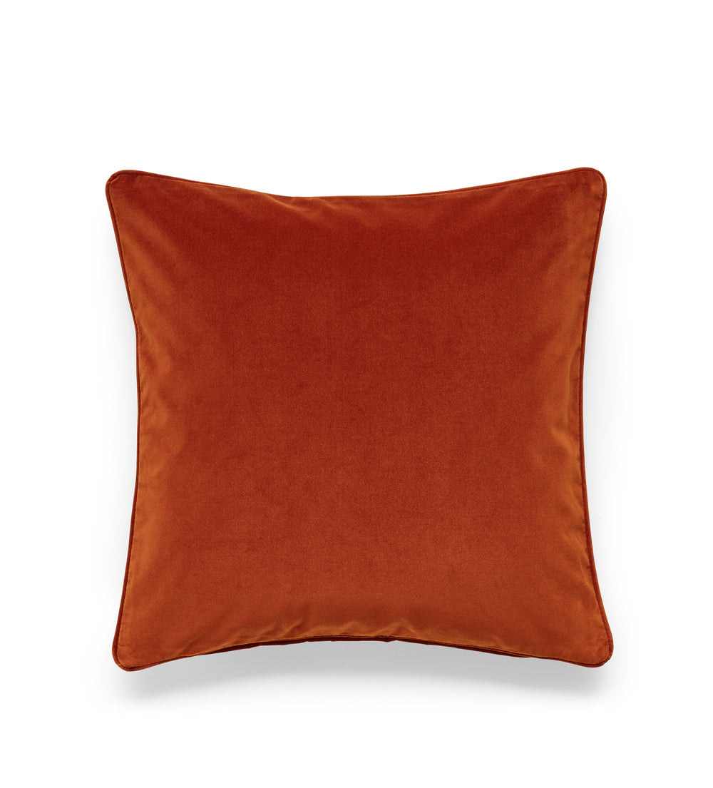 Vellus Velvet Cushion Cover - Spiced Orange