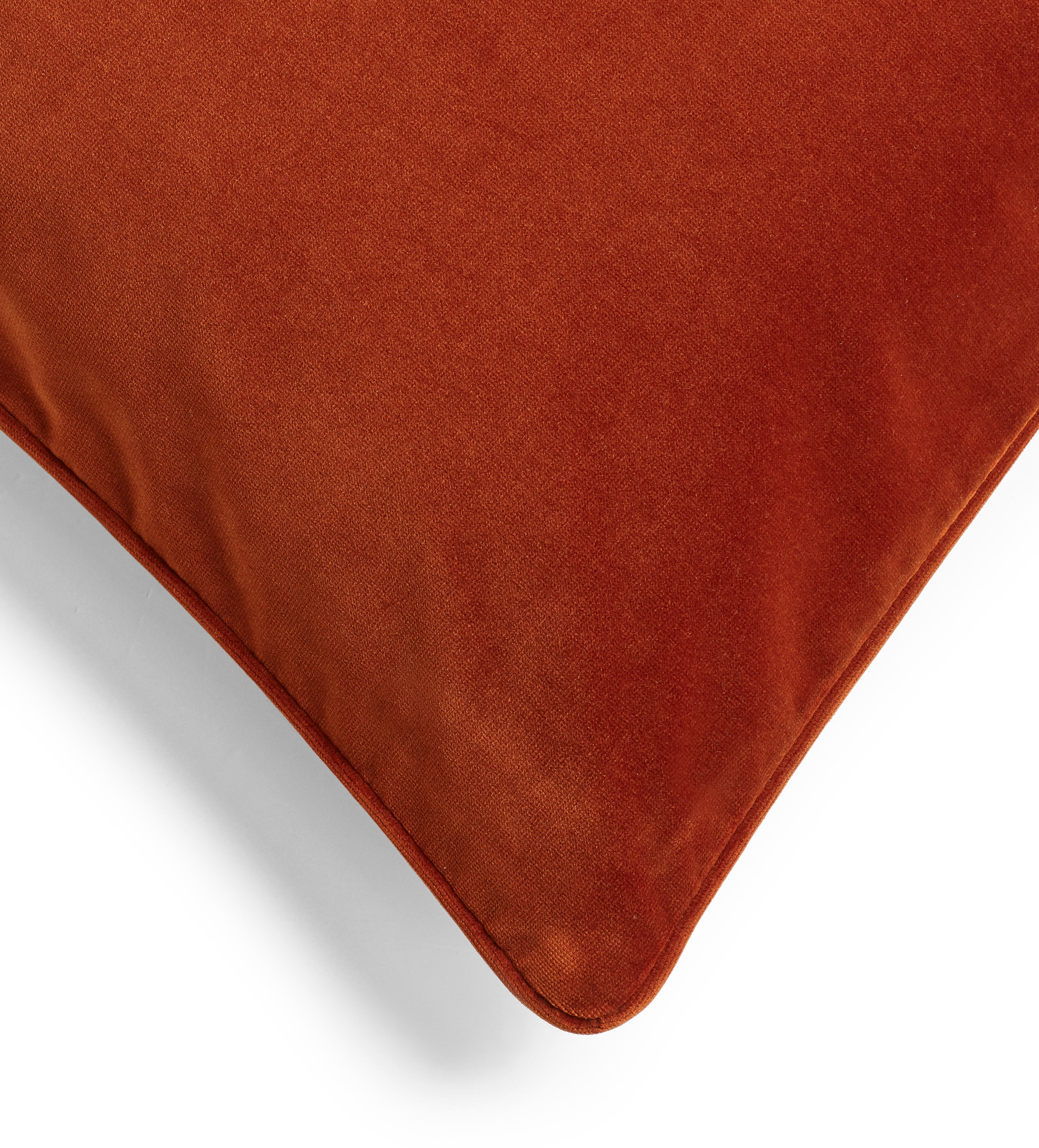 Vellus Velvet Cushion Cover - Spiced Orange