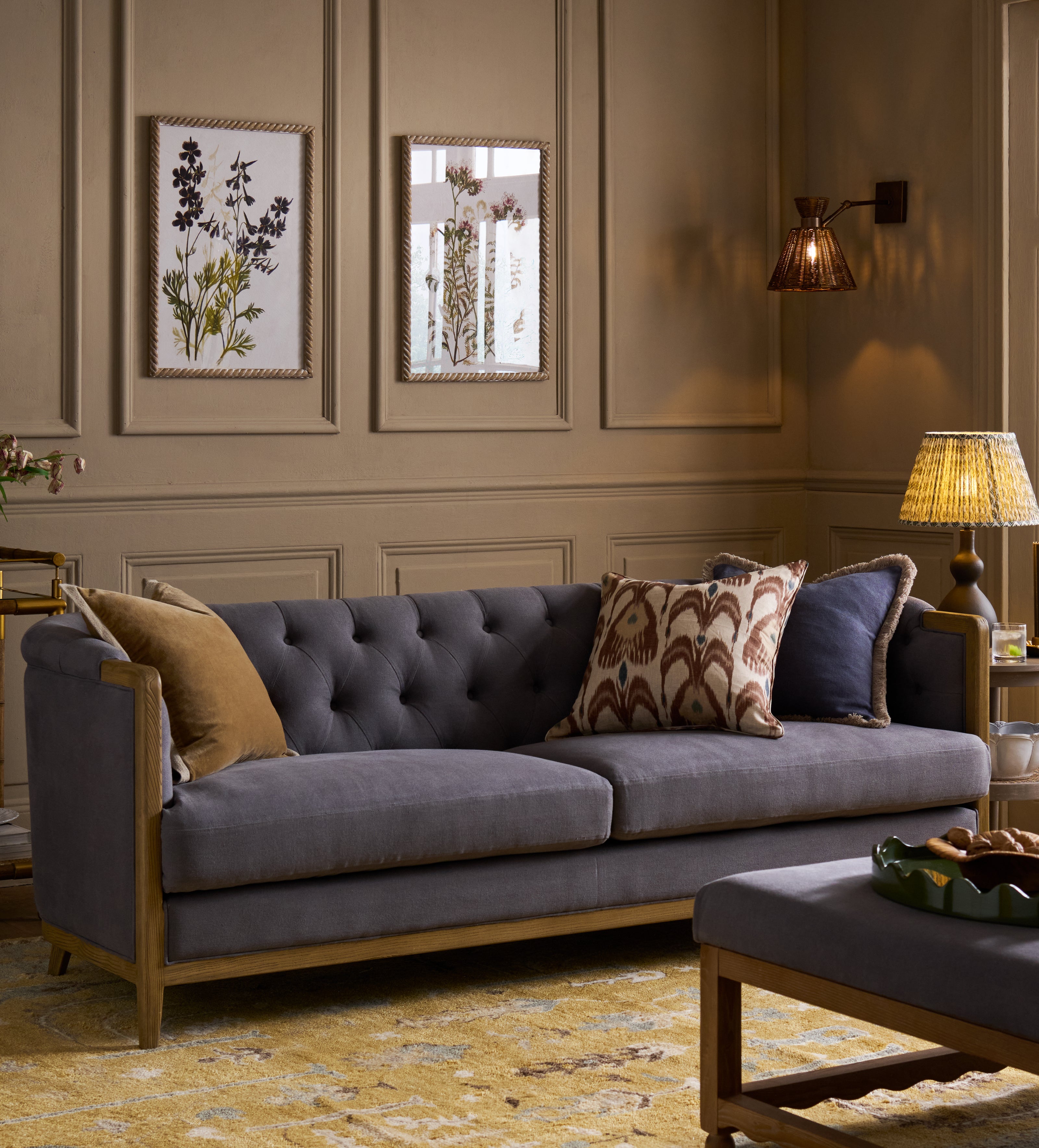 Venustas 2-Seater Sofa - Charcoal
