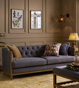 Venustas 3-Seater Sofa - Charcoal