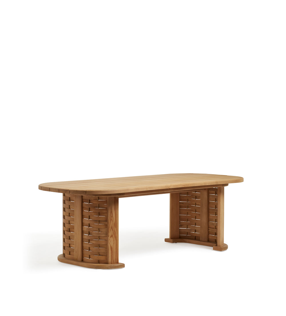 Verdandi Garden Dining Table - Natural Teak