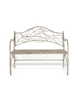 Viticcio Metal Garden Bench - Grey