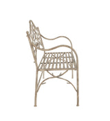 Viticcio Metal Garden Bench - Grey