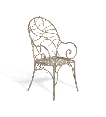 Viticcio Metal Garden Chair - Grey Metal