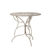 Viticcio Metal Garden Table - Grey Metal