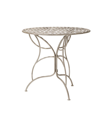 Viticcio Metal Garden Table - Grey Metal
