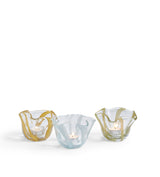 Vitrea Tealight Holders - Set of Three - Multi
