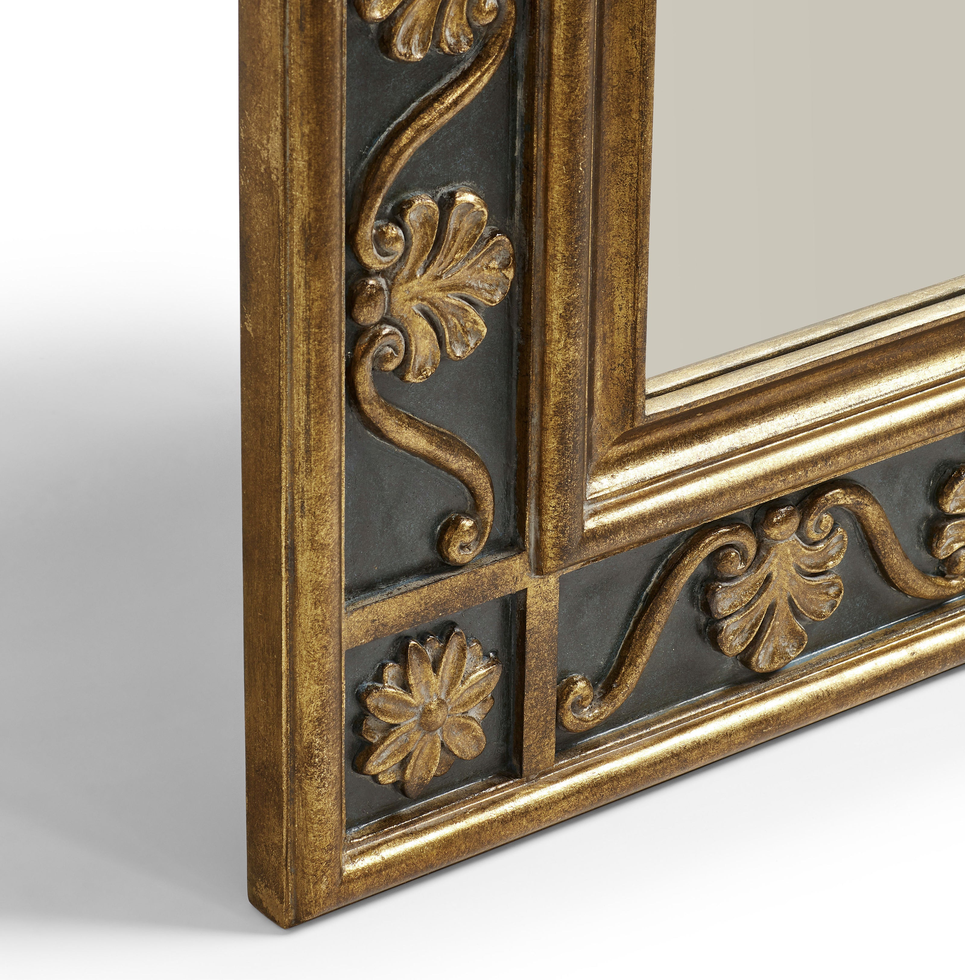 Vitruvius Mirror - Antique Gold