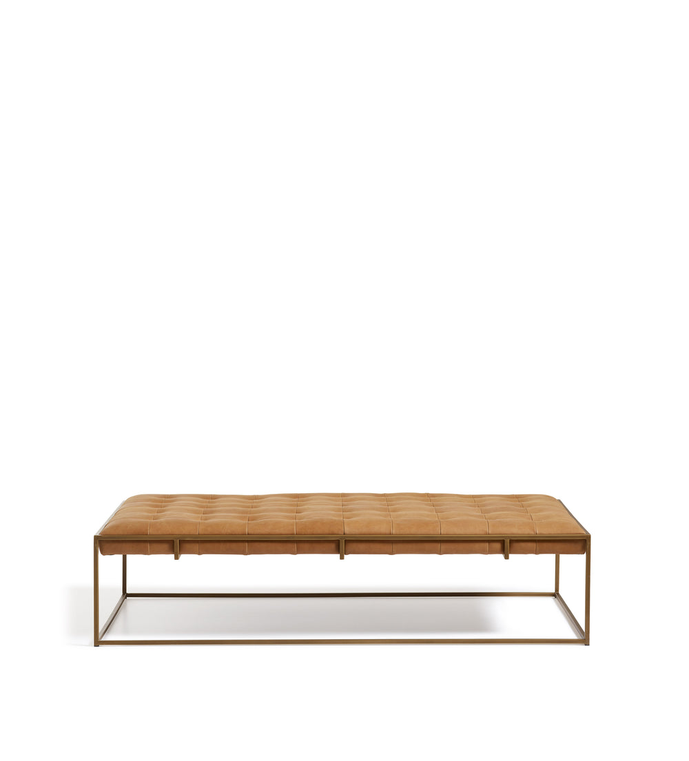Wallace Coffee Table/Ottoman - Caramel