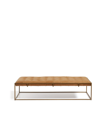 Wallace Coffee Table/Ottoman - Caramel