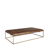 Wallace Coffee Table/Ottoman - Aged Hazelnut