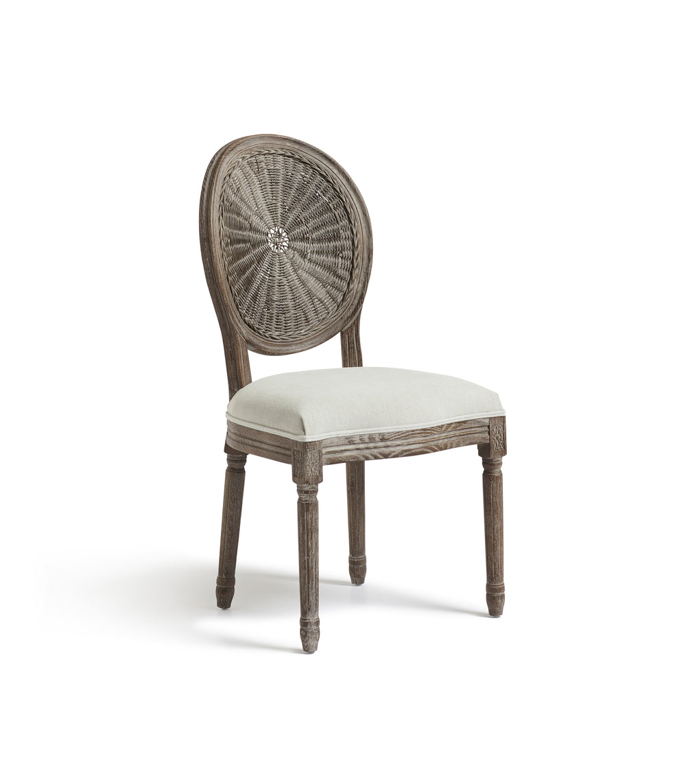 Washakie Linen Dining Chair - Stonewashed Eau de Nil
