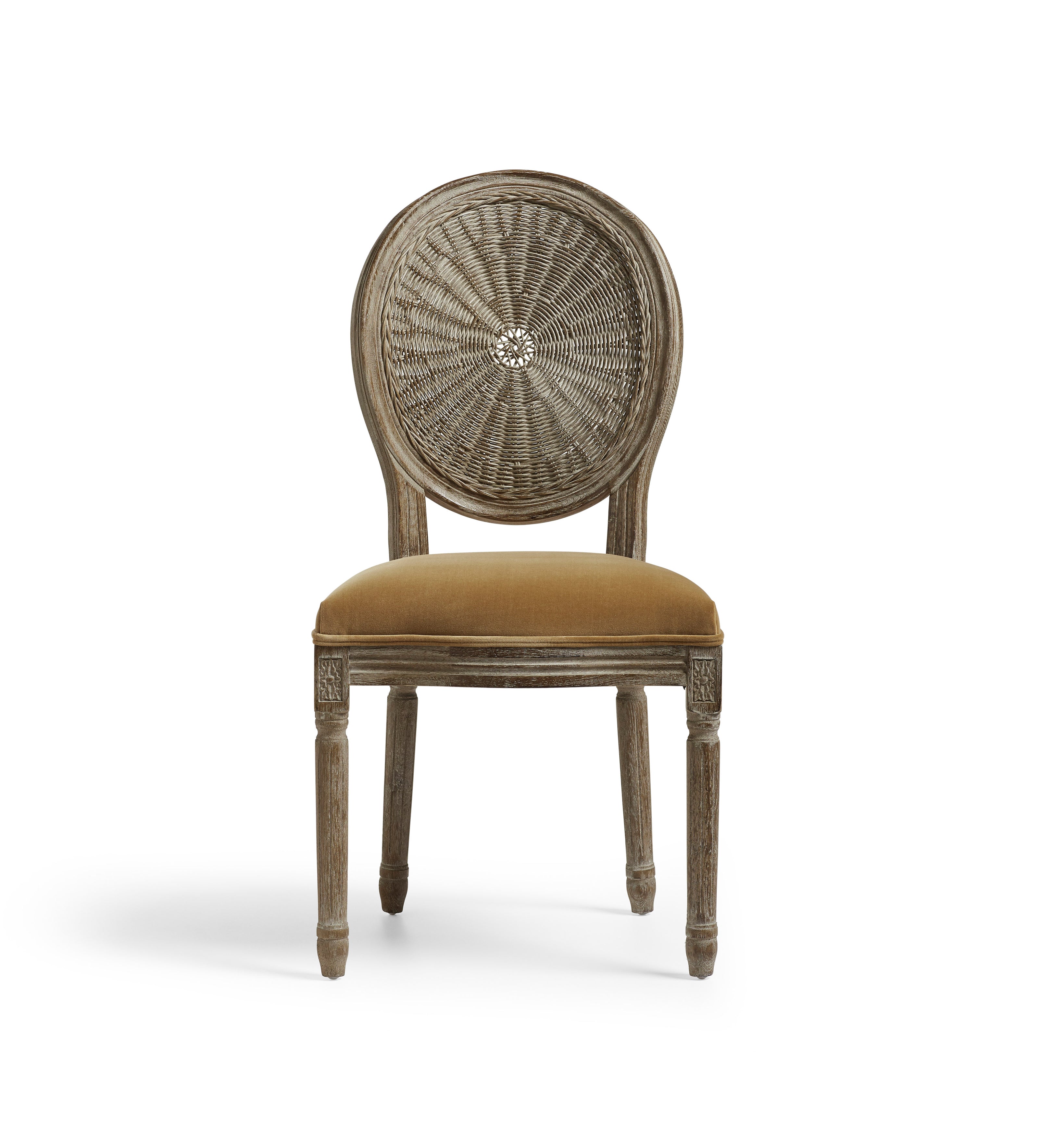 Washakie Velvet Dining Chair - Fawn Velvet