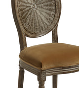 Washakie Velvet Dining Chair - Fawn Velvet