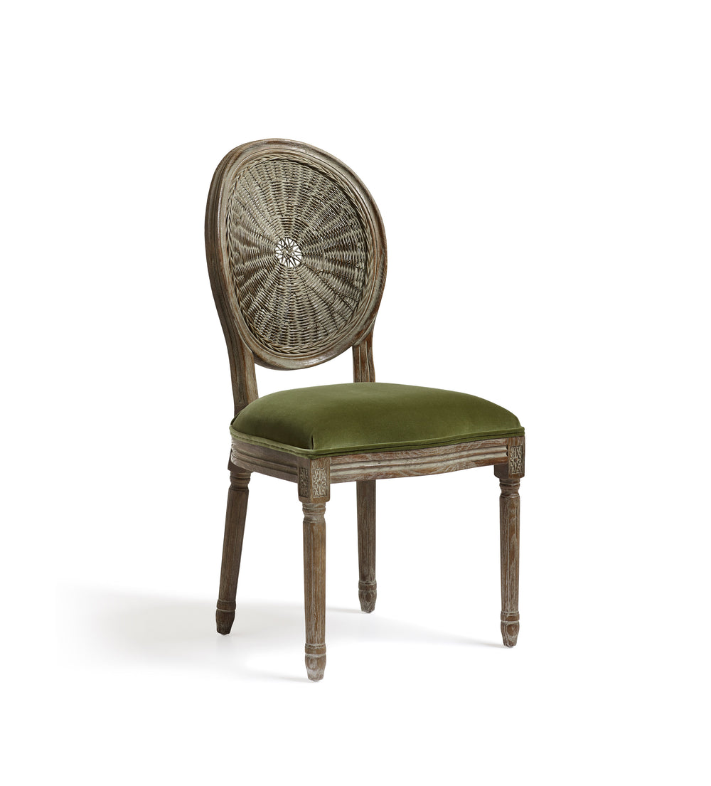 Washakie Velvet Dining Chair - Spruce