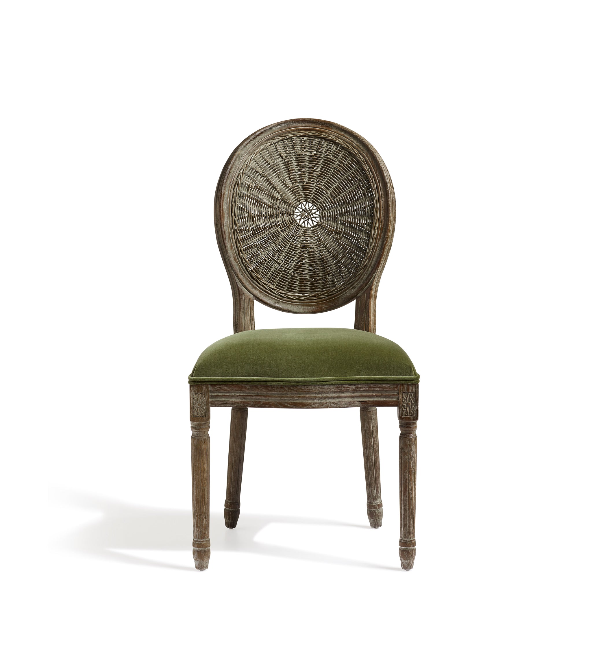 Washakie Velvet Dining Chair - Spruce