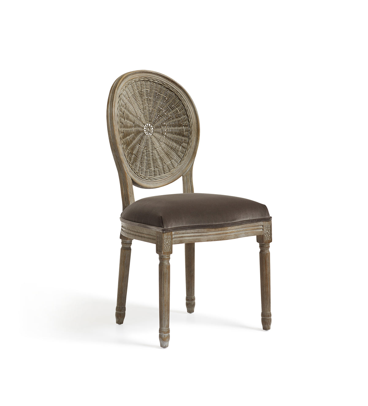Washakie Velvet Dining Chair Truffle