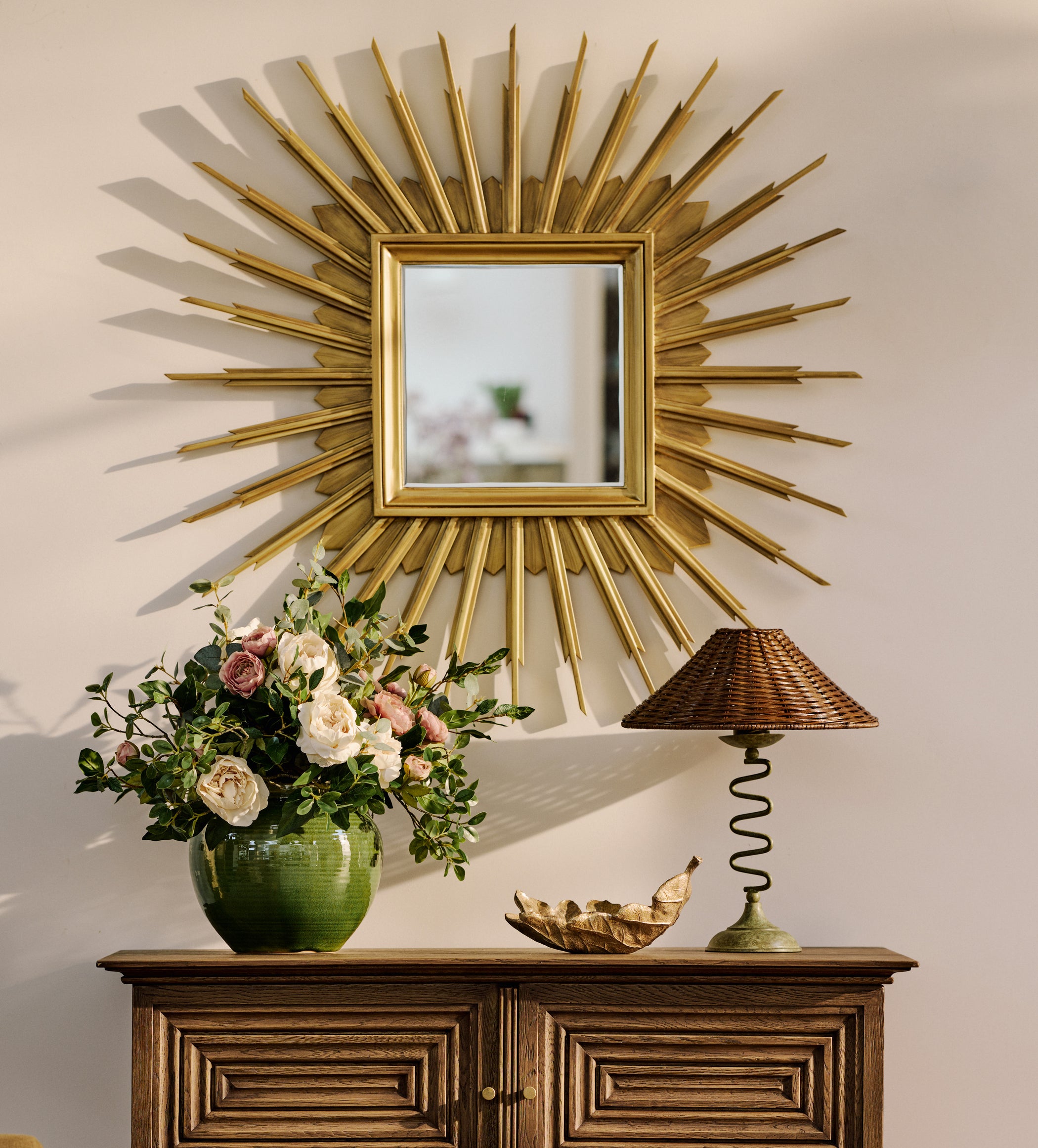 Westman Wireless Table Lamp and Shade - Verdigris