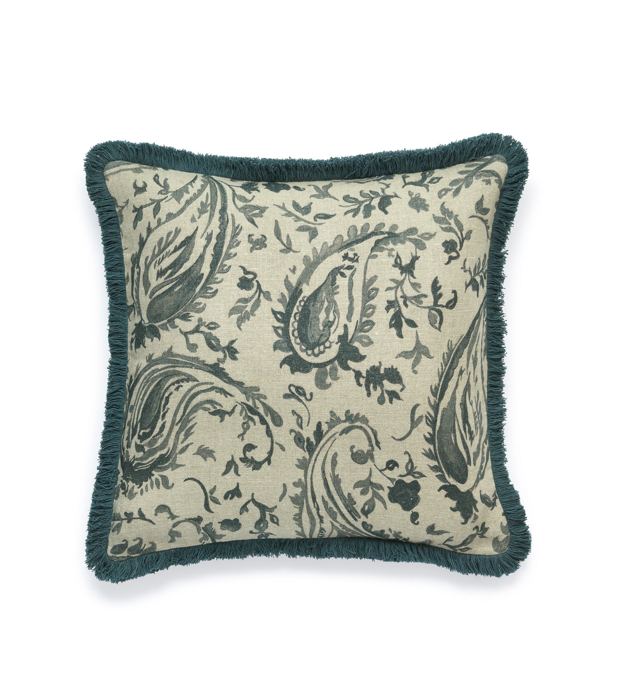 Wilde Cushion Cover - Blue/Natural
