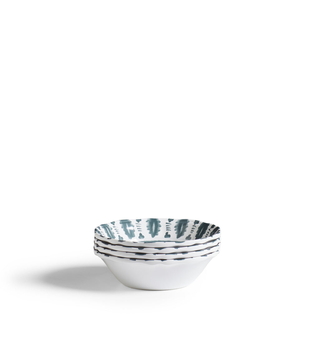 Yuhua Bowl - Set of Four - Air Force Blue