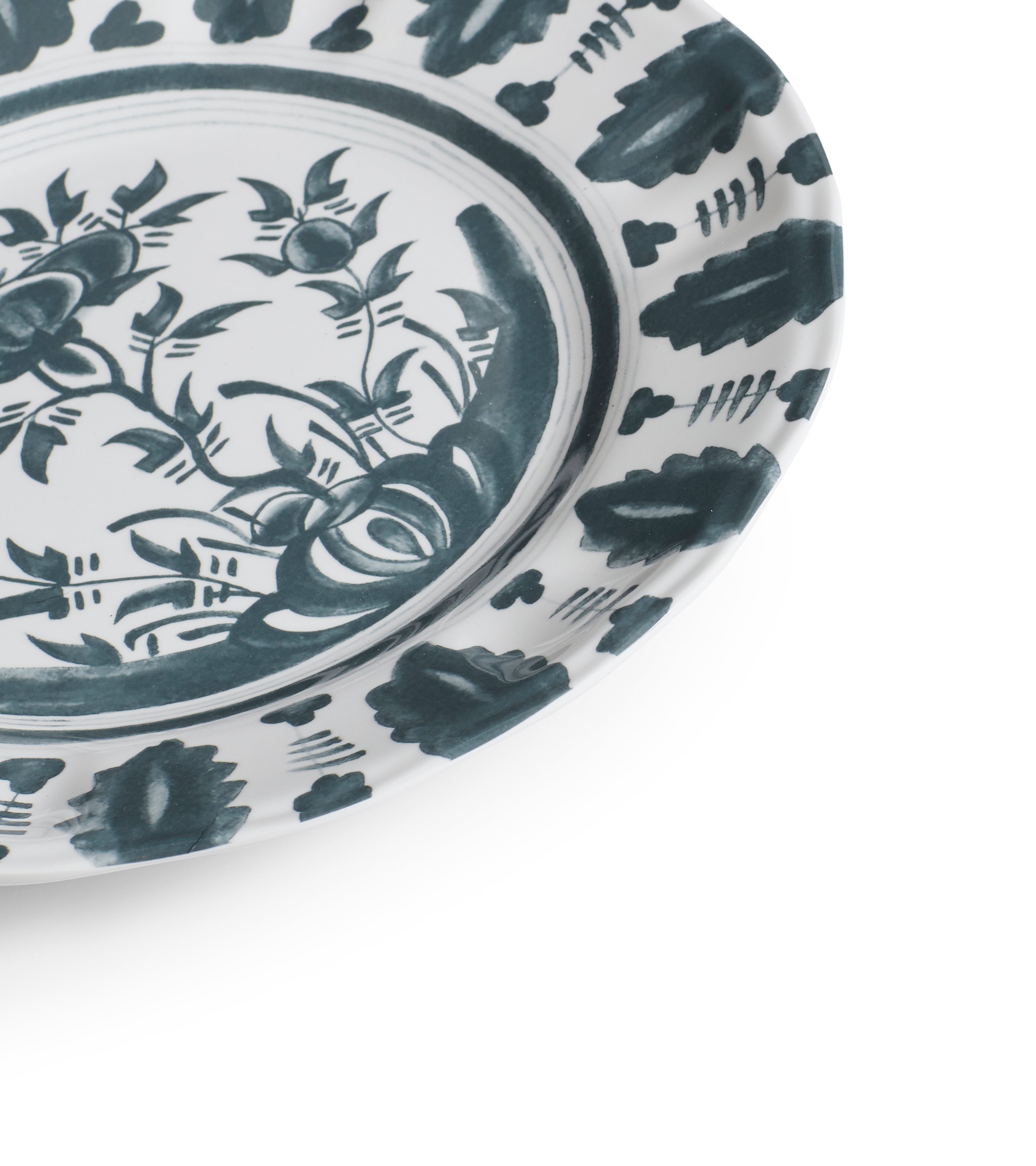 Yuhua Dinner Plates - Set of Four - Air Force Blue | OKA