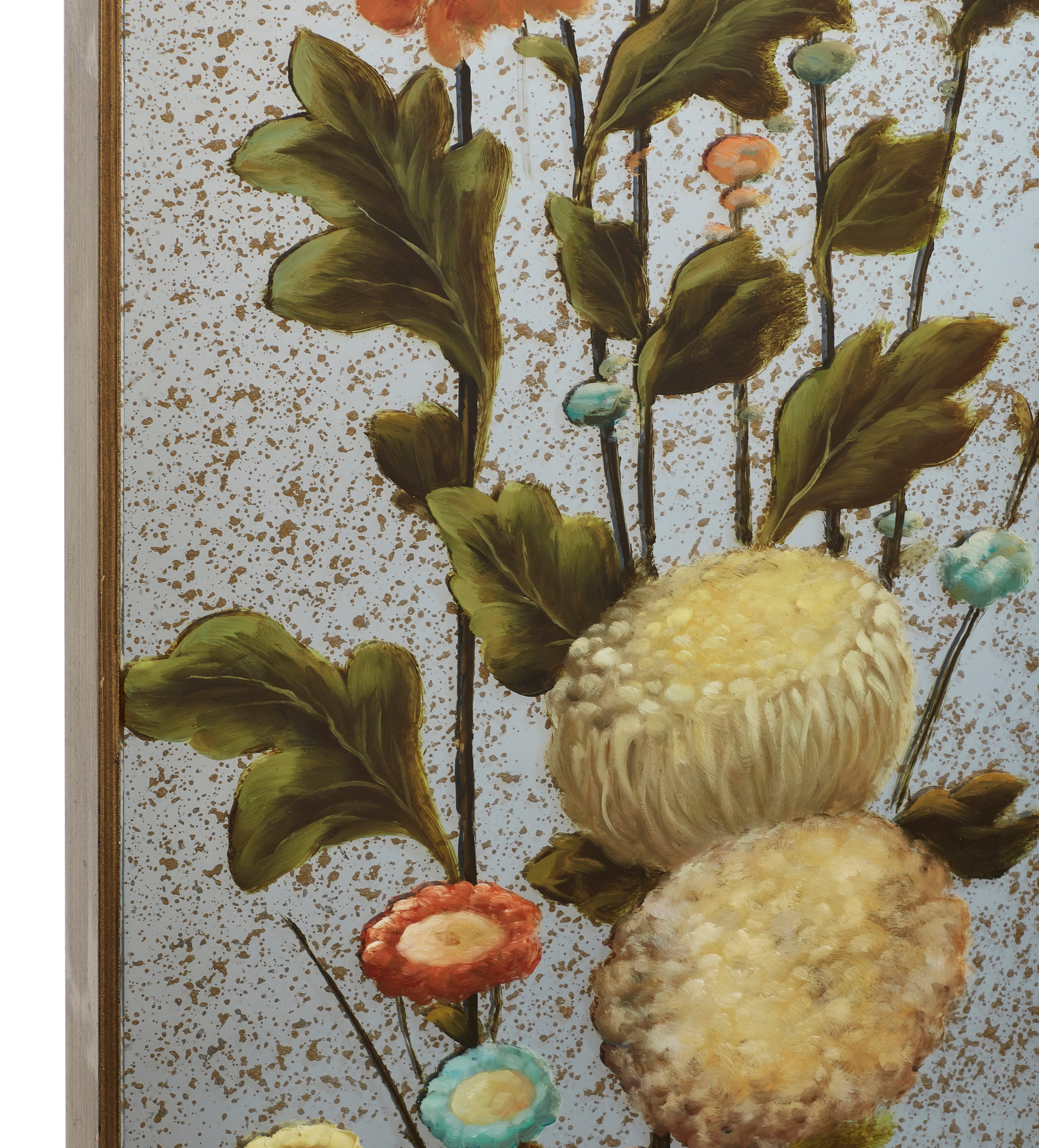 Zhenhua Gilted Floral Panels - Set of Three - Multi