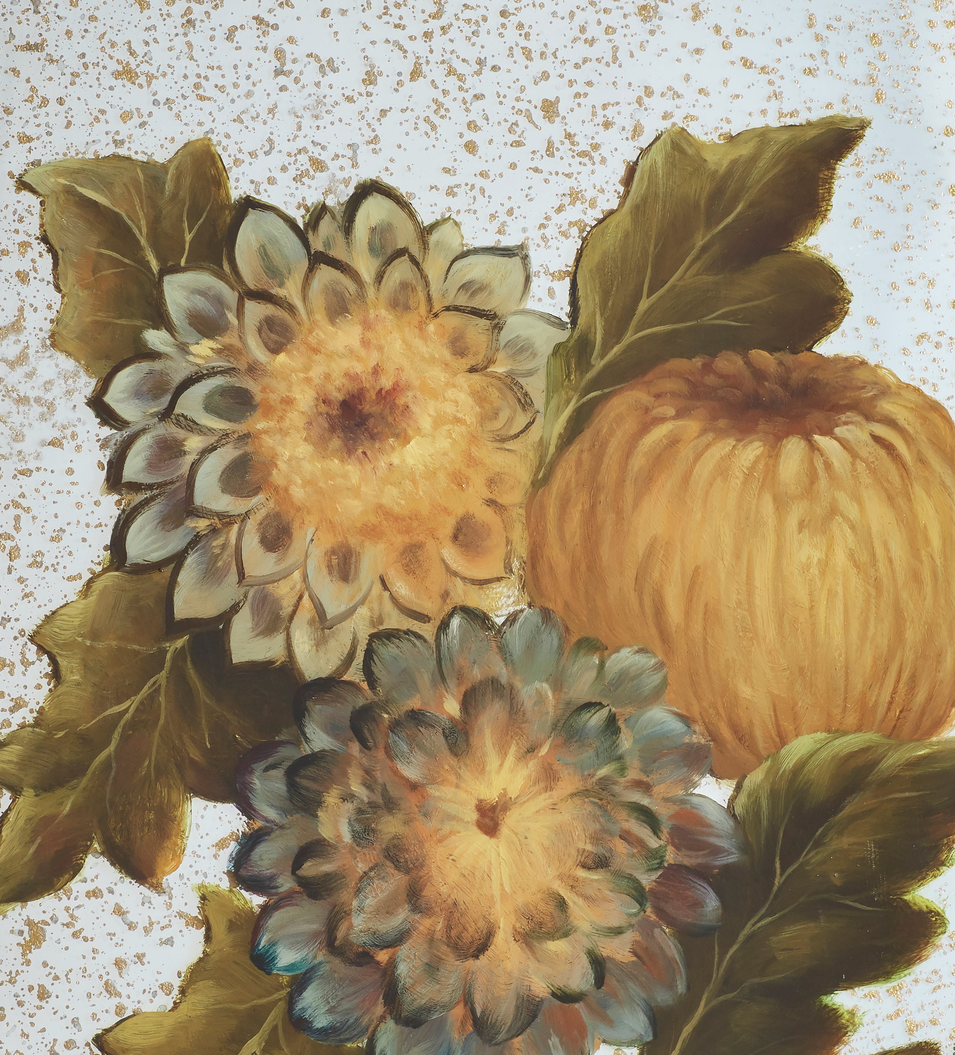 Zhenhua Gilted Floral Panels - Set of Three - Multi