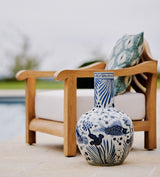 Large Zhoushan Vase - Blue/White