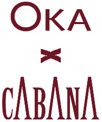 OKA X Cabana Veneto Collato Lampshade 35cm - Plaster