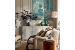 A Historical House Capturing the Shift from Summer to Autumn