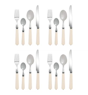 16 Piece Cutlery Set - Ivory
