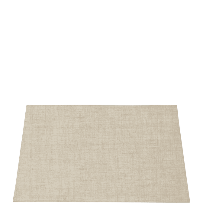 45cm Half Rectangular Linen Shade - Natural