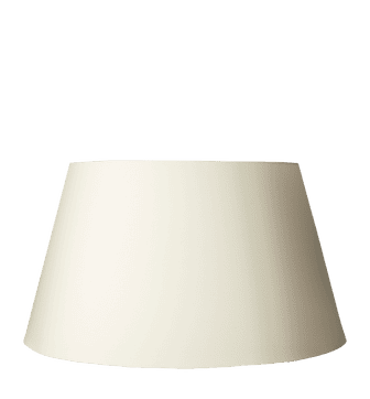 56cm Drum Cotton Lampshade - Off White