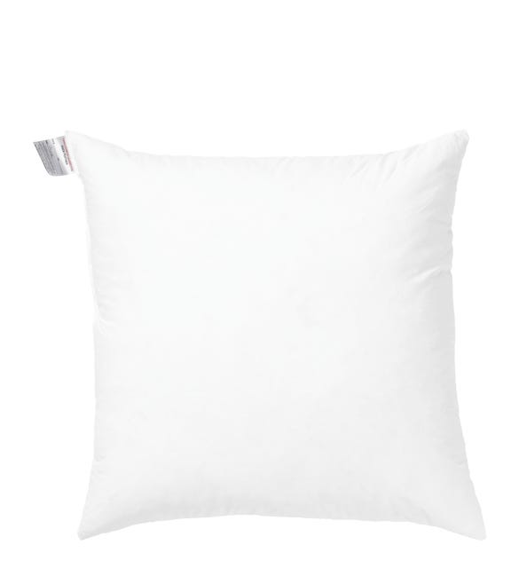 58cmSq Feather Cushion Pad - White