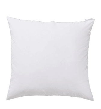 60cmSq Feather-Filled Cushion Pad - White