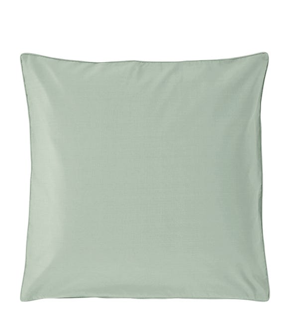 Plain Silk Cushion Cover, Large - Pale Apple
