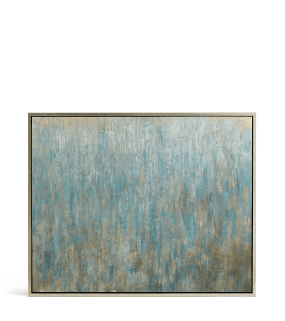 La Pluie Wall Art - Grey Blue